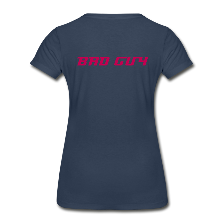 REP FUN Good Guy Bad Guy Women’s Premium Organic T-Shirt - navy