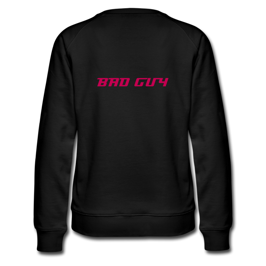 REP FUN Good Guy Bad Guy Women’s Premium Sweatshirt - black