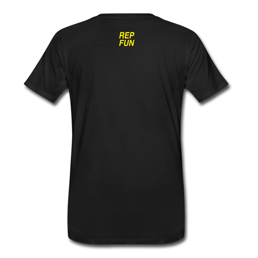 REP FUN Solitude Men’s Premium Organic T-Shirt - black